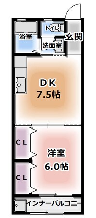 大和田駅 徒歩11分 4階の物件間取画像